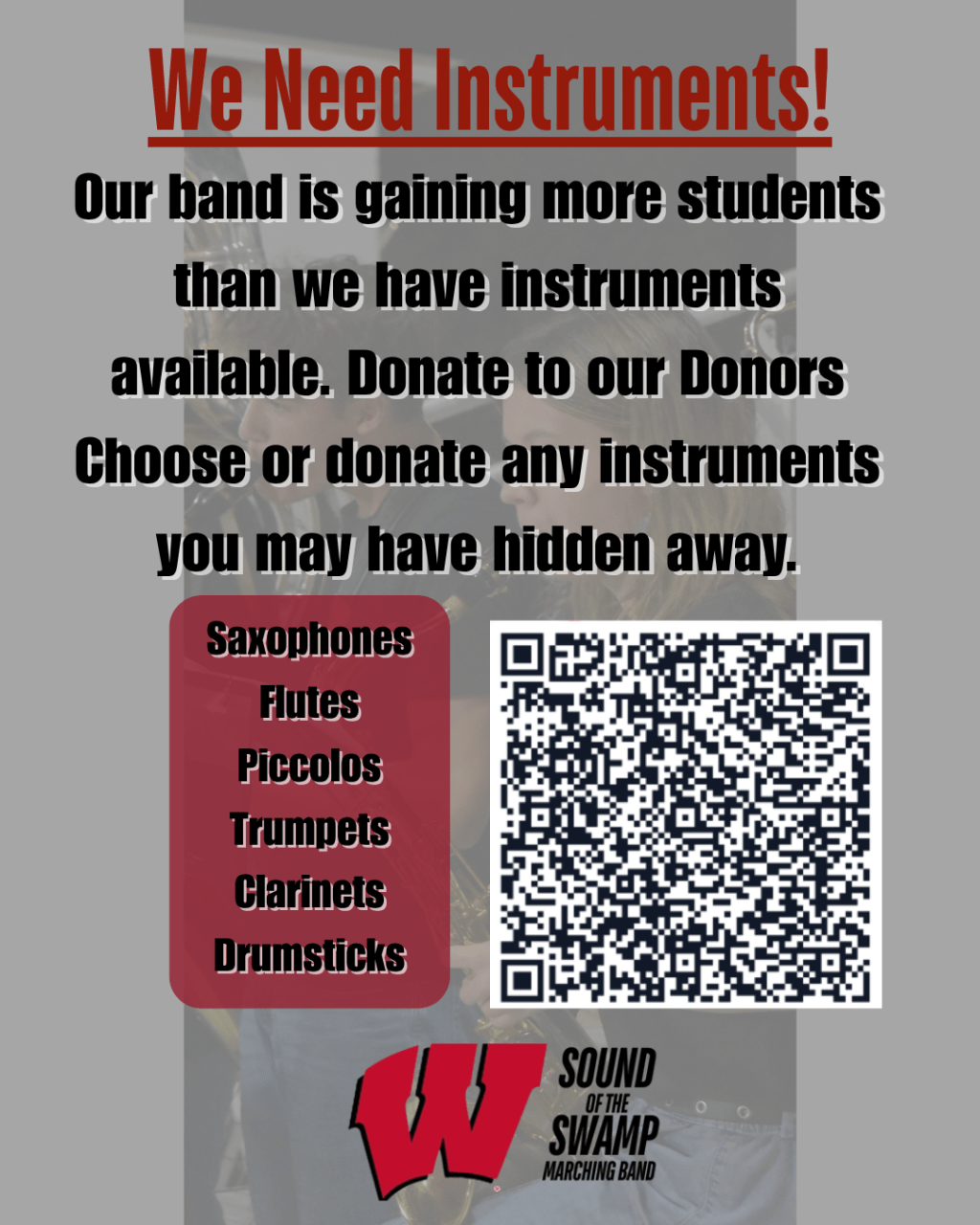 Instruments for a Growing&nbsp;Band